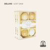 The Farm Eggs Wooden Market Crate features six wooden farm eggs in a carton labeled “Eggs Half a Dozen.” The light-colored, 100% recyclable packaging is ideal for pretend play or as a charming wooden toy crate.