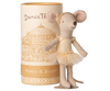 The PRE-ORDER: Ballet Dancer Mouse, Big Sister (Approx. Ship Date: Late October) features a plush mouse ballerina in a cream outfit, displayed before a cylindrical box with gold artwork and "Dance," "Romeo & Juliet.