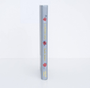 A light gray hardcover book standing upright with floral designs on the spine, featuring red flowers and green leaves. The spine reads "A Christmas Carol | Collector's Edition| Hardcover Book.