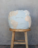 World shaped pouf