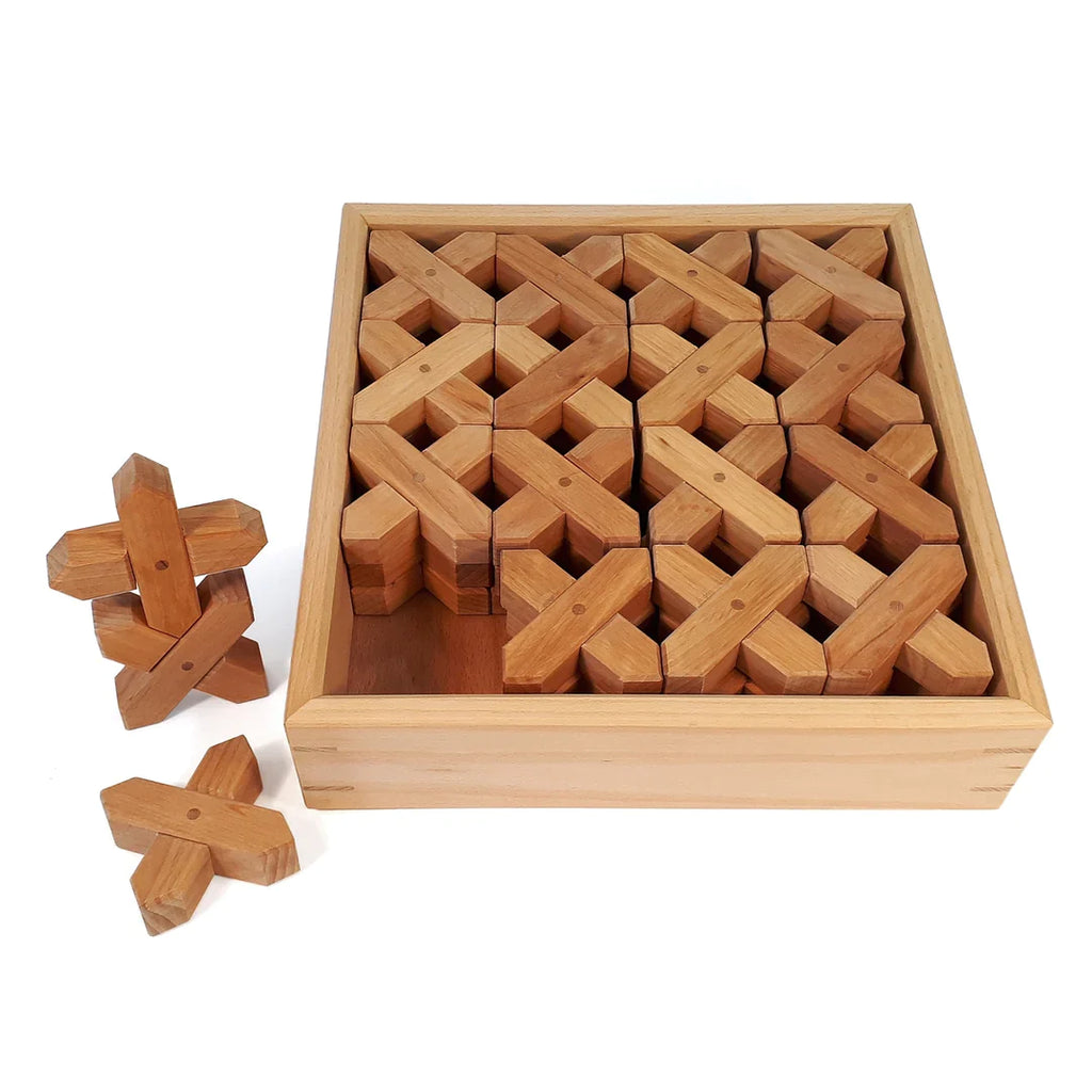 wooden stacking X toys
