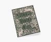 The Fable Baby Card features "Welcome Little One" amid flowers, leaves, and forest animals on a dark green background. With a blank interior, it’s ideal for your personal message.
