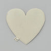 A simple Coral & Tusk Smitten Foxes Felt Envelope heart against a light gray background, with a small tag labeled "copal 1/8".
