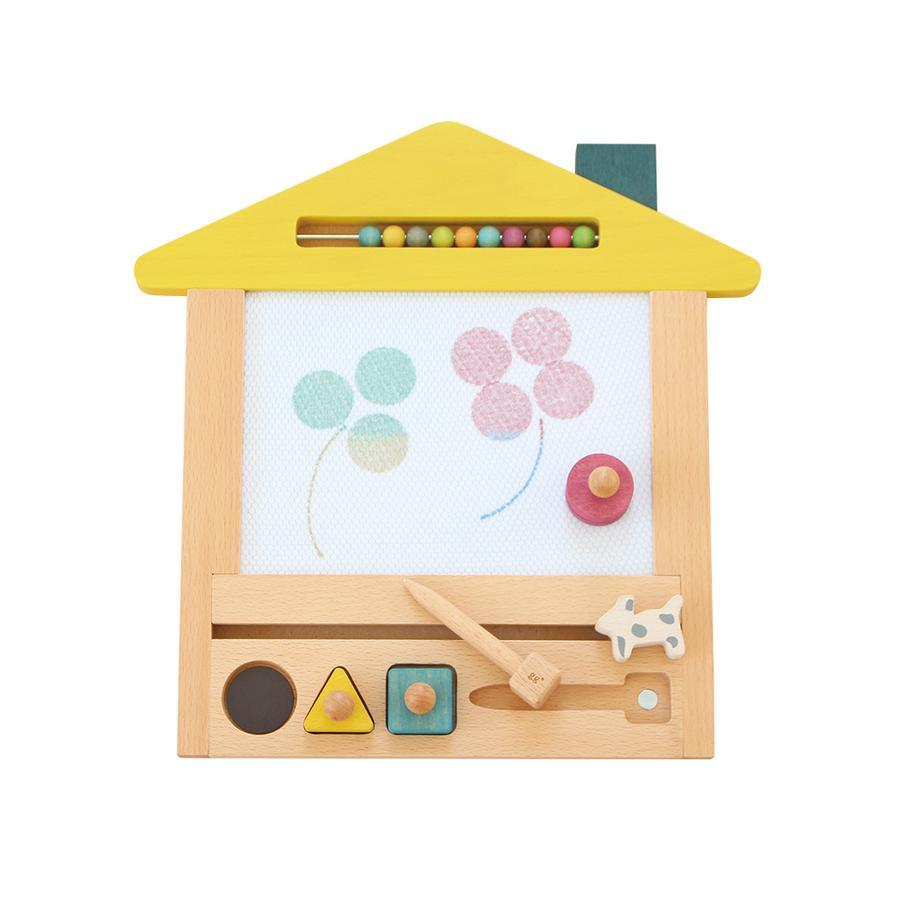 House shaped drawing board